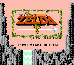 The Legend of Zelda - Simplified Title Screen
